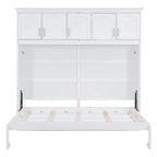 Lit escamotable mural Queen Size avec meubles hauts