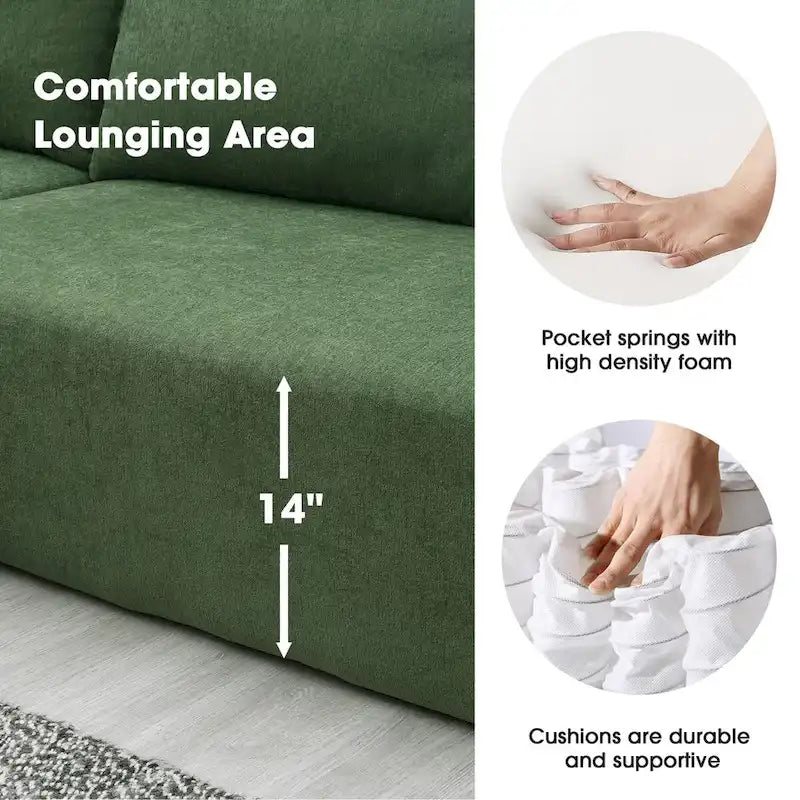 Fauteuil pivotant rembourré – Rotation à 360°, fauteuil d'appoint