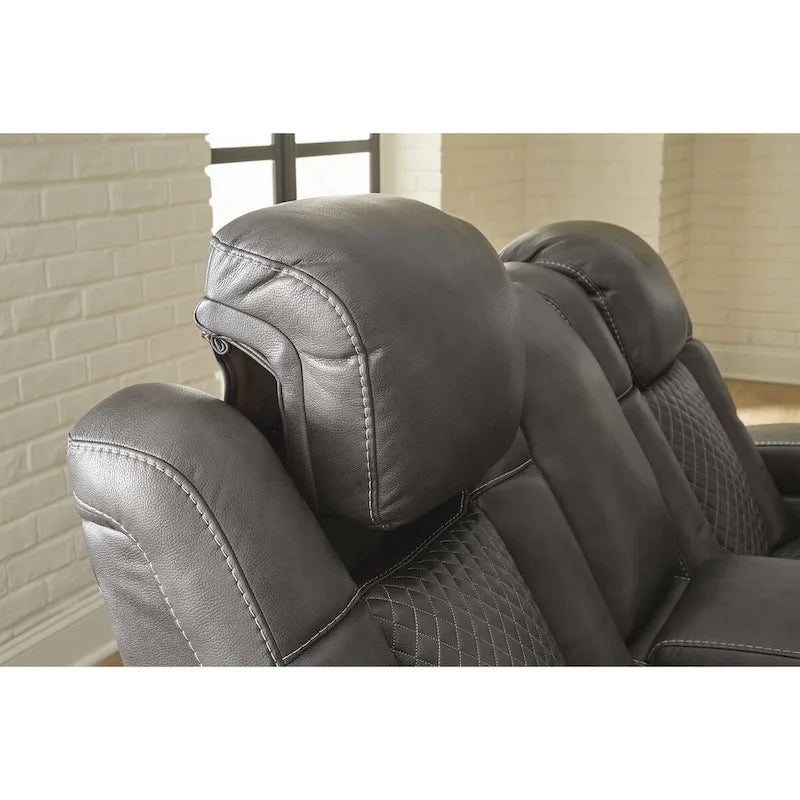 Canapé inclinable électrique Signature Design by Ashley Fyne-Dyme - 85 L x 43 P x 43 H