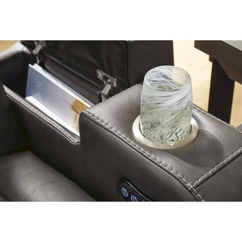 Canapé inclinable électrique Signature Design by Ashley Fyne-Dyme - 85 L x 43 P x 43 H