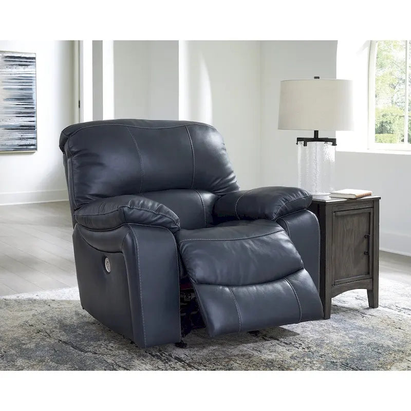 Fauteuil inclinable électrique Ocean Blue – Inclinaison à une touche, Assise rembourrée confortable