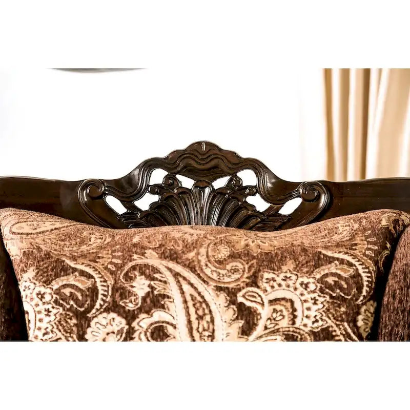 Canapé traditionnel Gracewood Hollow Dayaram marron