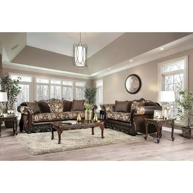 Canapé traditionnel Gracewood Hollow Dayaram marron