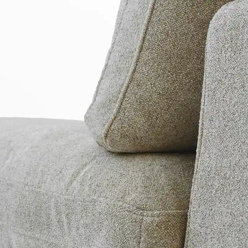 Lit plateforme rembourré avec tête de lit capitonnée à oreilles – Pièce maîtresse de chambre moderne