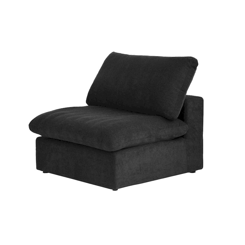 Lit plateforme rembourré avec tête de lit capitonnée à oreilles – Pièce maîtresse de chambre moderne