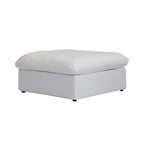 Lit plateforme rembourré avec tête de lit capitonnée à oreilles – Pièce maîtresse de chambre moderne