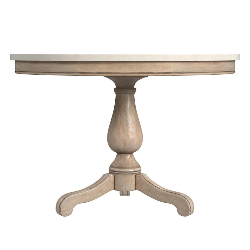 Table à manger ronde sur pied en marbre Danielle 44