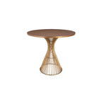 Table à manger ovale INK+IVY Mercer Bronze – Pièce maîtresse de salle à manger moderne industrielle