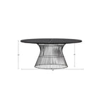 Table à manger ovale INK+IVY Mercer Bronze – Pièce maîtresse de salle à manger moderne industrielle