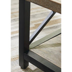 Table basse Signature Design by Ashley Bristenfort – Marron/Noir, 117 cm (L) x 66 cm (P) x 46 cm (H)