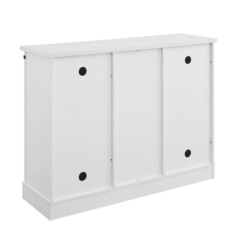 Meuble bar avec portes coulissantes façon porte de grange