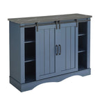 Meuble bar avec portes coulissantes façon porte de grange