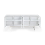 Buffet moderne Modrest Gwen blanc très brillant