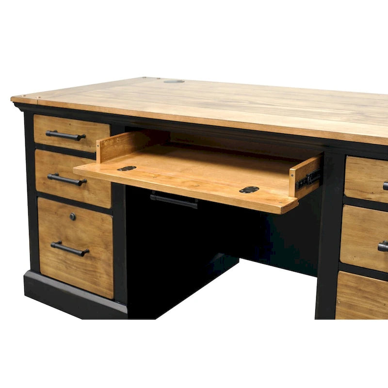 Bureau de direction Toulouse – Bureau noir pour usage domestique et professionnel