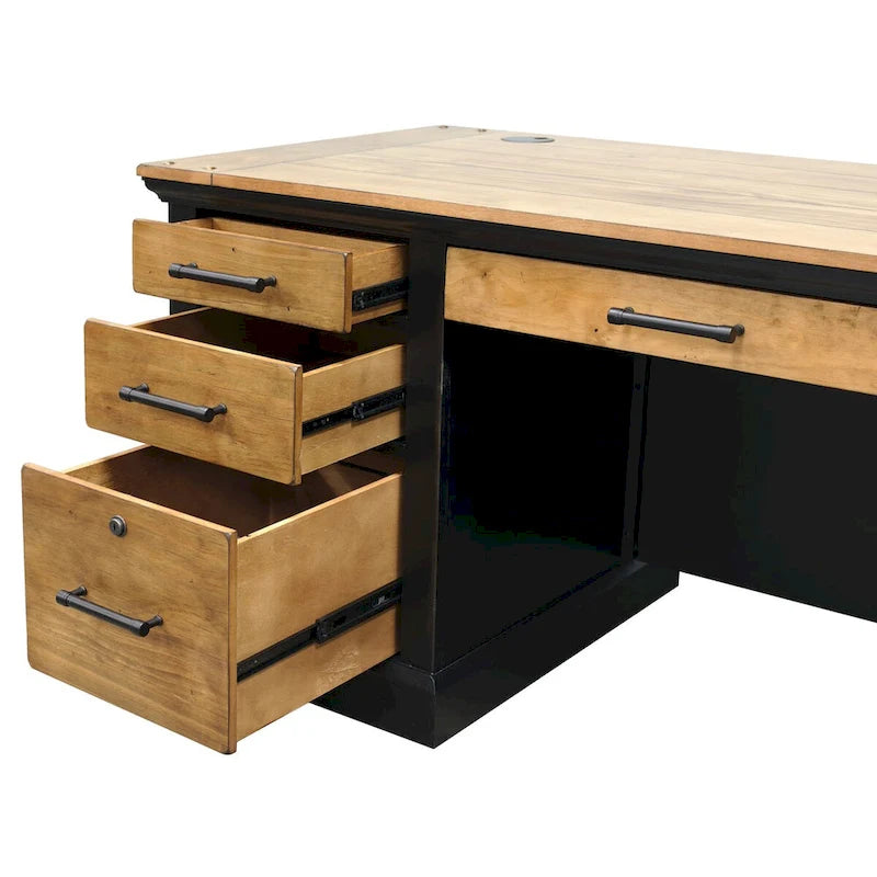 Bureau de direction Toulouse – Bureau noir pour usage domestique et professionnel