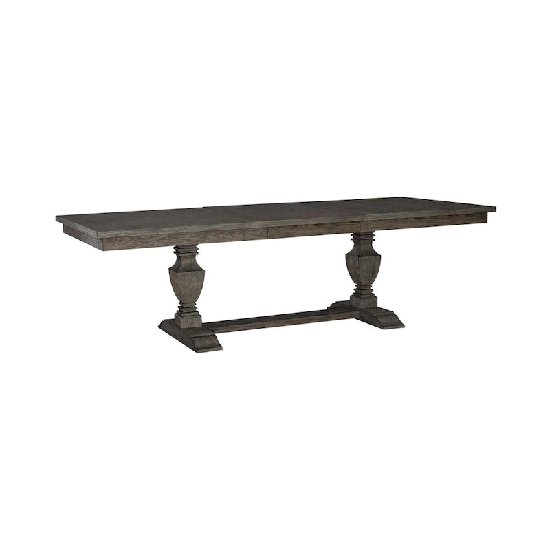 Ensemble de table à manger tréteaux Westfield Havana Brown – Style ferme rustique