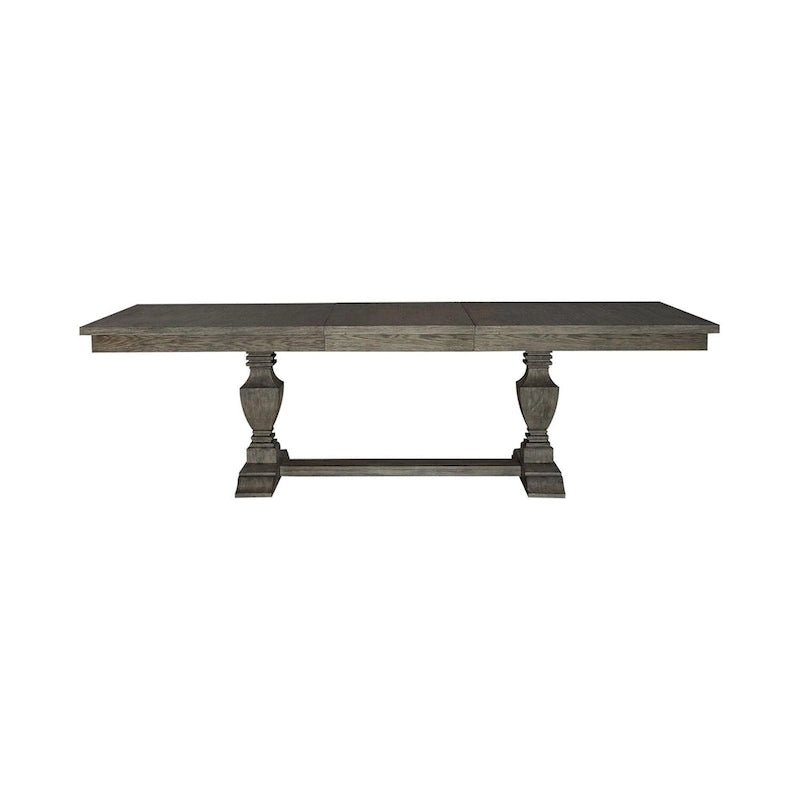 Ensemble de table à manger tréteaux Westfield Havana Brown – Style ferme rustique