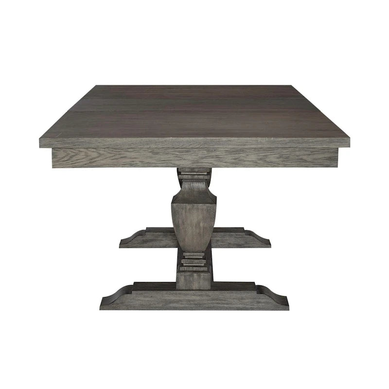 Ensemble de table à manger tréteaux Westfield Havana Brown – Style ferme rustique
