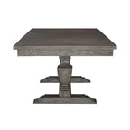 Ensemble de table à manger tréteaux Westfield Havana Brown – Style ferme rustique