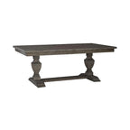 Ensemble de table à manger tréteaux Westfield Havana Brown – Style ferme rustique