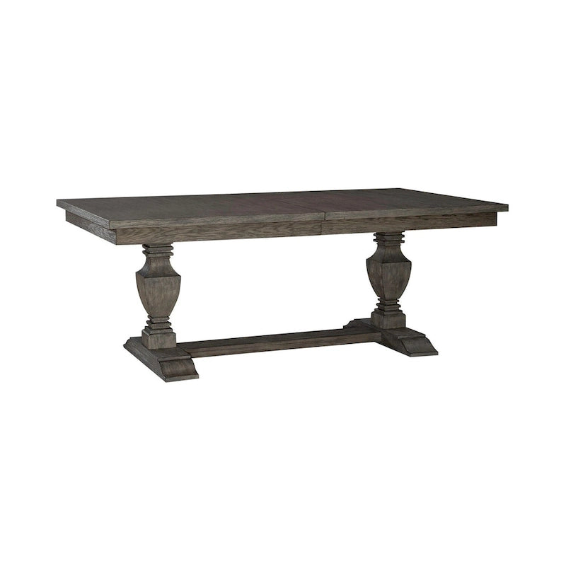 Ensemble de table à manger tréteaux Westfield Havana Brown – Style ferme rustique