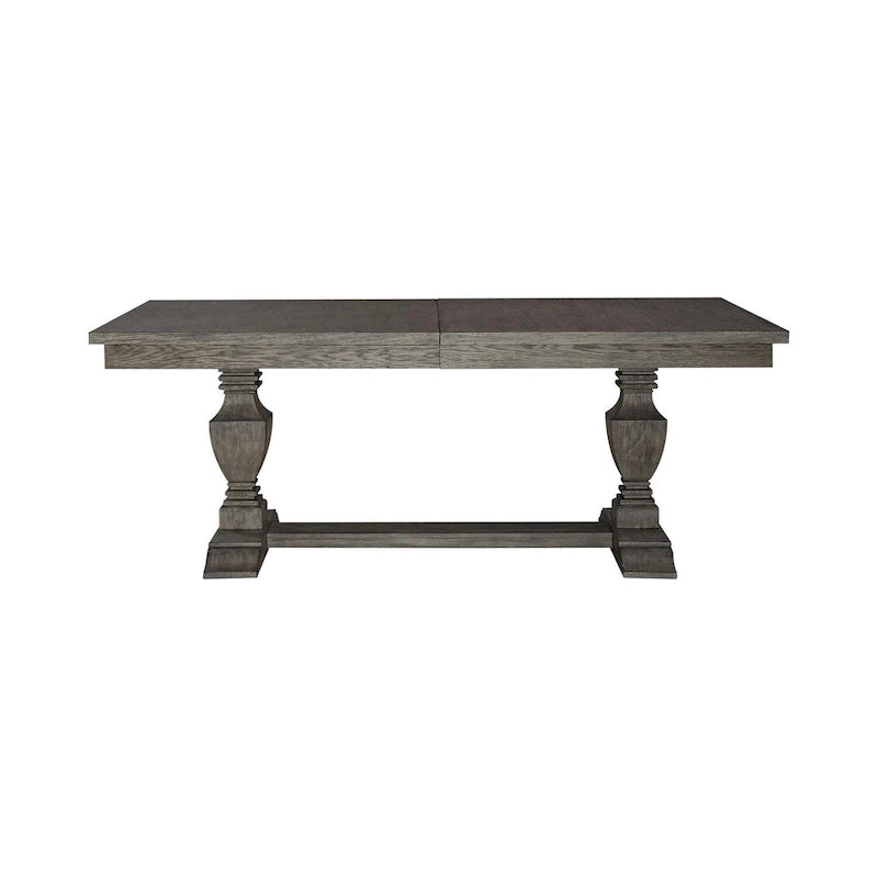 Ensemble de table à manger tréteaux Westfield Havana Brown – Style ferme rustique