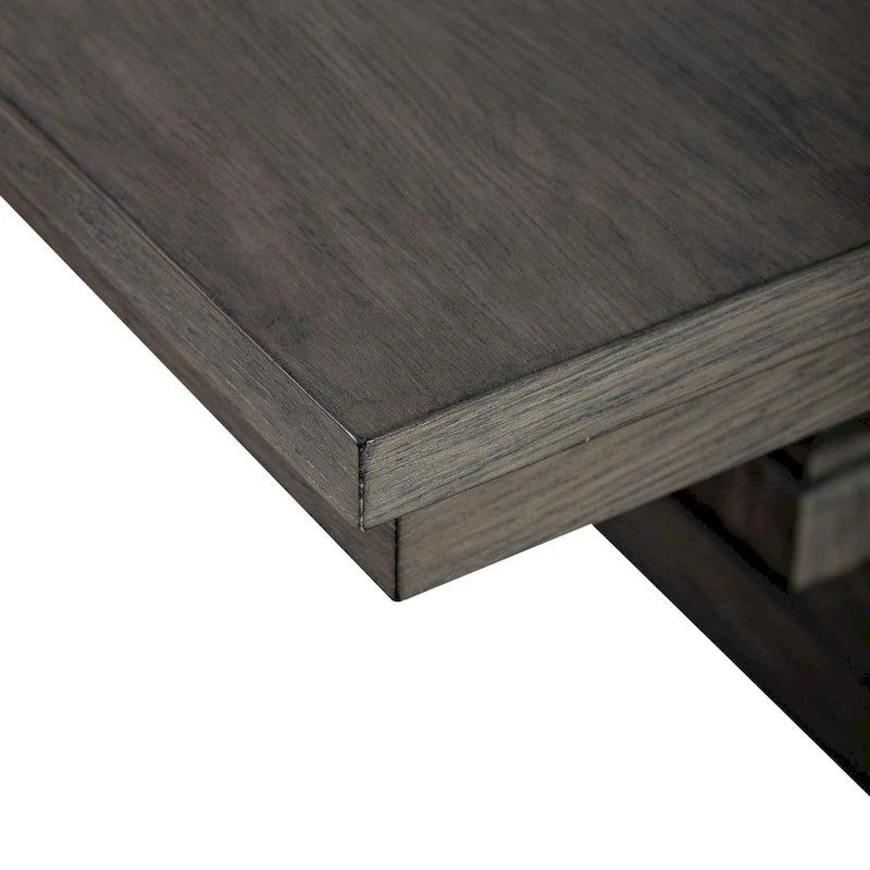 Ensemble de table à manger tréteaux Westfield Havana Brown – Style ferme rustique