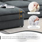 Canapé modulable 134*66 en chenille