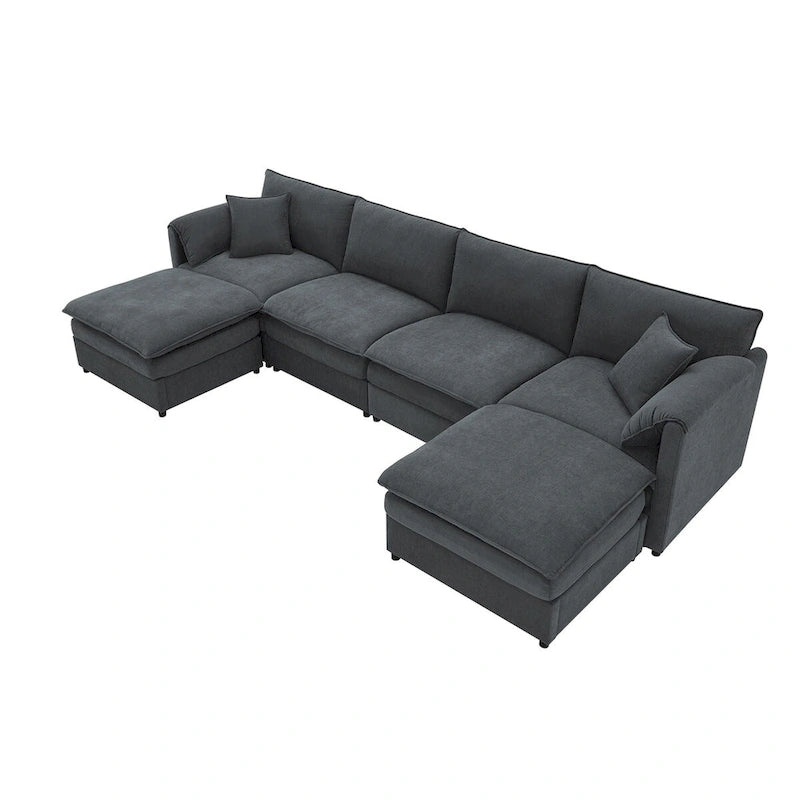 Canapé modulable 134*66 en chenille