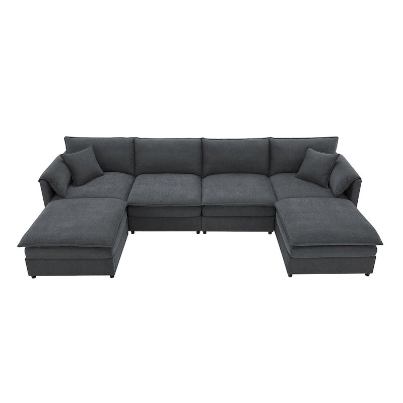 Canapé modulable 134*66 en chenille