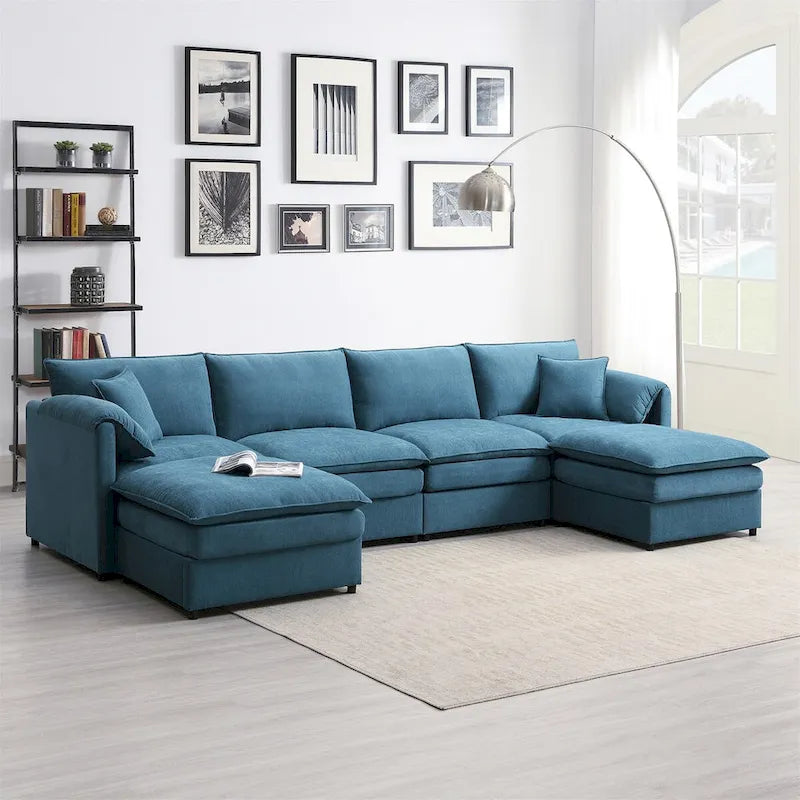 Canapé modulable 134*66 en chenille