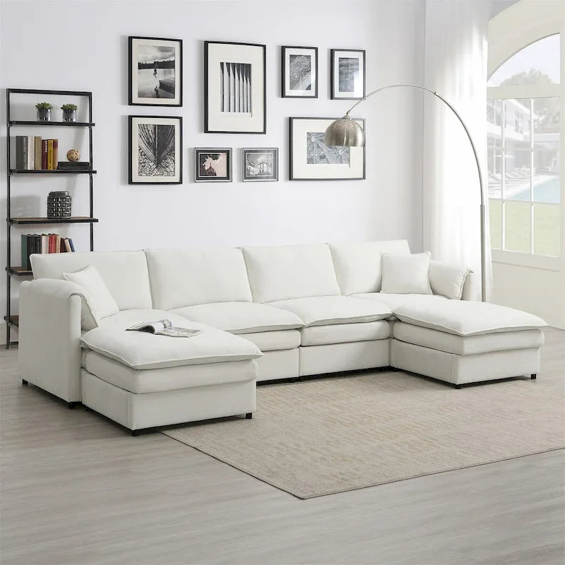 Canapé modulable 134*66 en chenille