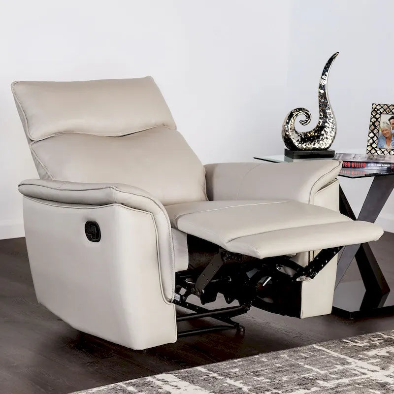 Fauteuil relax manuel en cuir Marty Modern