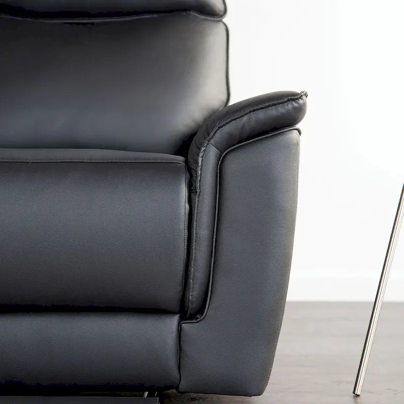 Fauteuil relax manuel en cuir Marty Modern