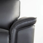 Fauteuil relax manuel en cuir Marty Modern