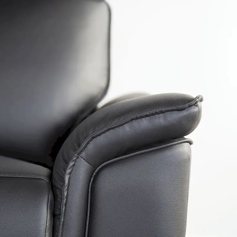 Fauteuil relax manuel en cuir Marty Modern