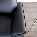 Fauteuil relax manuel en cuir Marty Modern