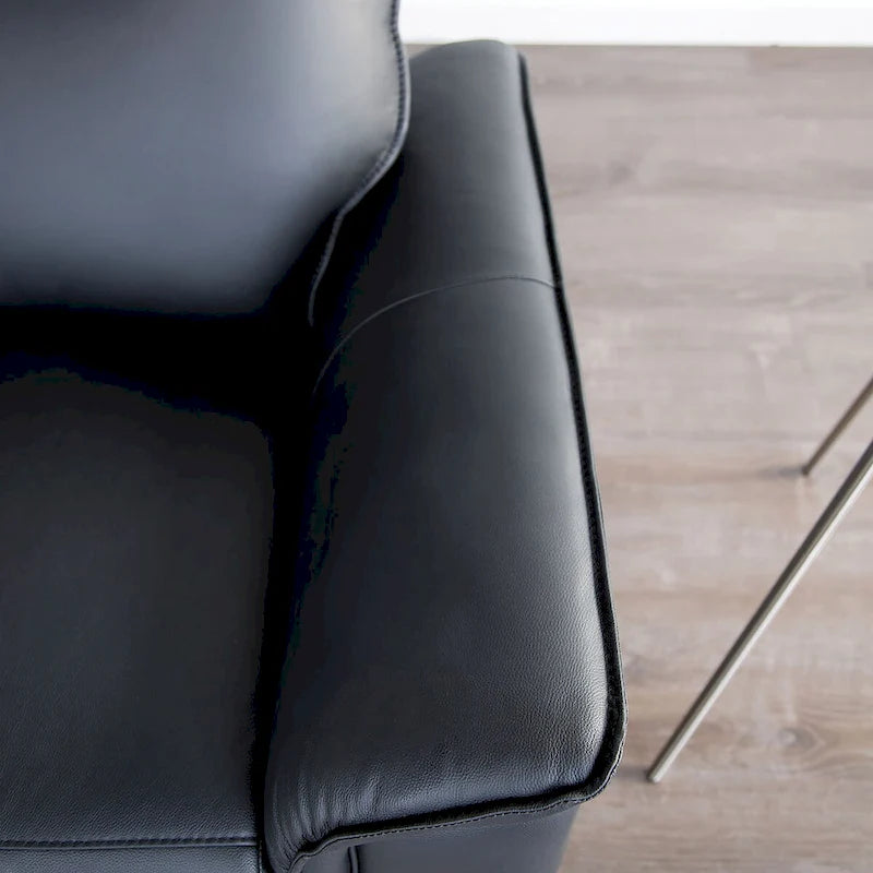 Fauteuil relax manuel en cuir Marty Modern