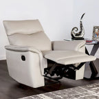 Fauteuil relax manuel en cuir Marty Modern