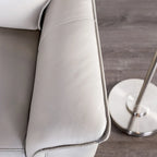 Fauteuil relax manuel en cuir Marty Modern