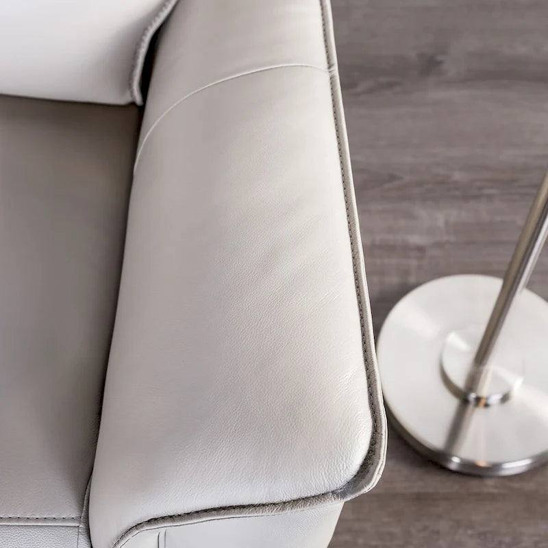 Fauteuil relax manuel en cuir Marty Modern